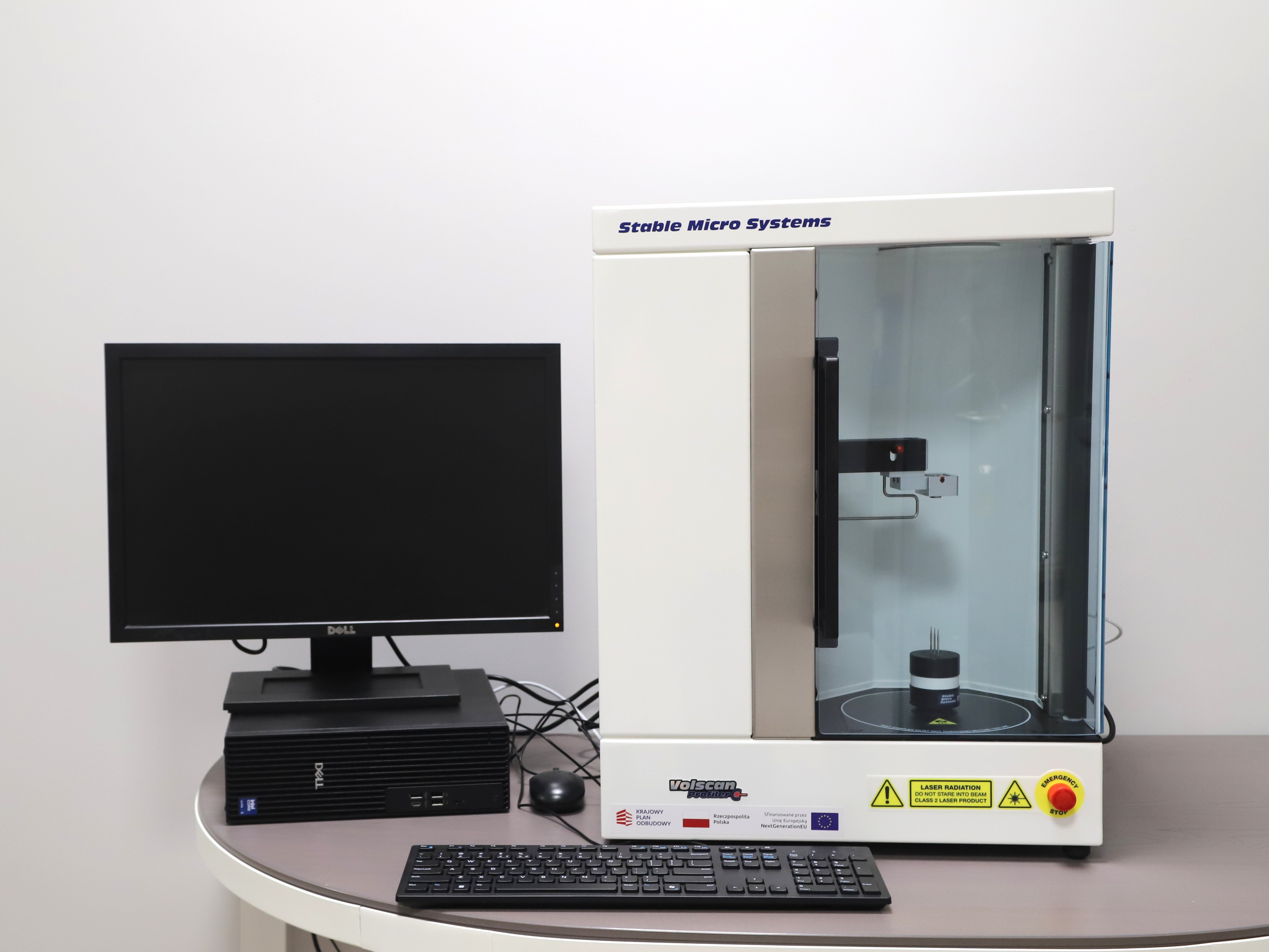 Urządzenie do pomiaru objętości pieczywa metodą laserową Volscan Profiler 300 firmy Stable Micro Systems